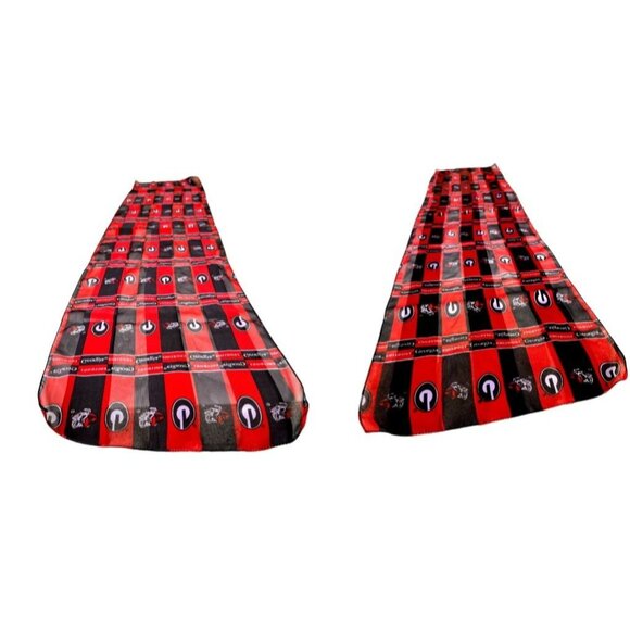 VTG University Georgia Scarf UGA Football Bulldogs Dawgs 58 in L x 12 in NWT - Picture 7 of 12